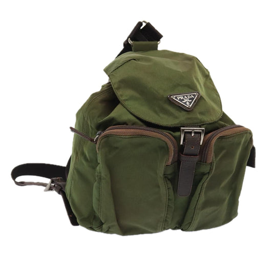 Luxury Prada Backpack Nylon Khaki  bs16830
