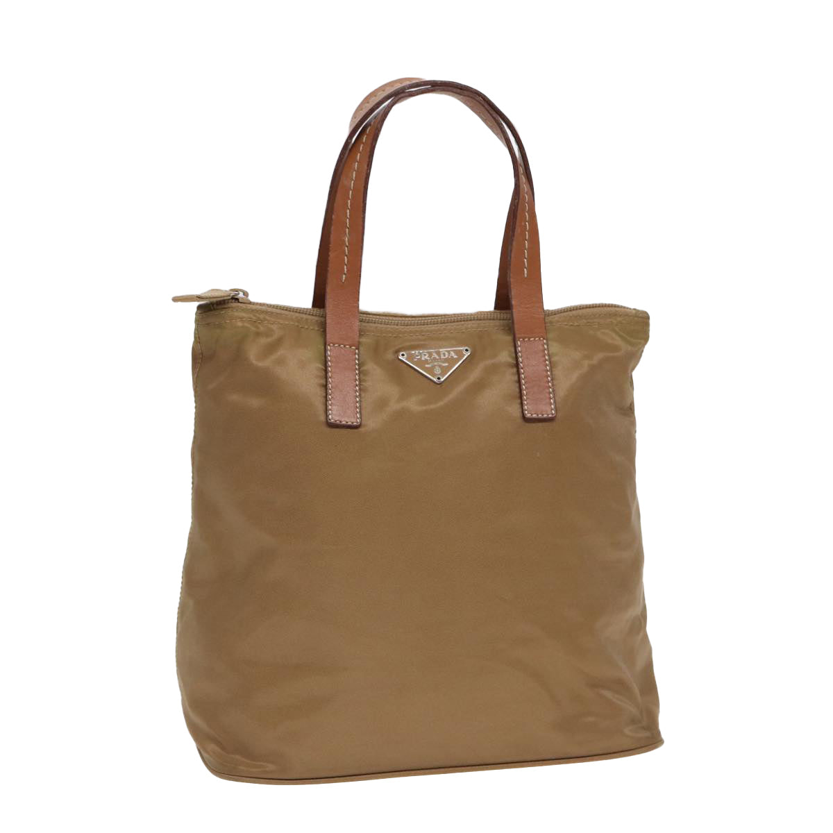 Luxury Prada Hand Bag Nylon Beige  bs16850