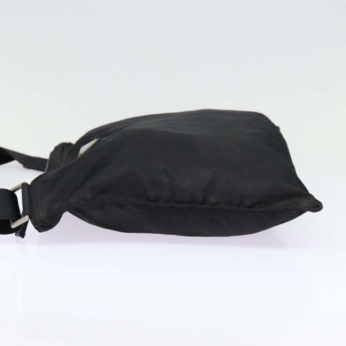 Luxury Prada Shoulder Bag Nylon Black Silver  bs16985