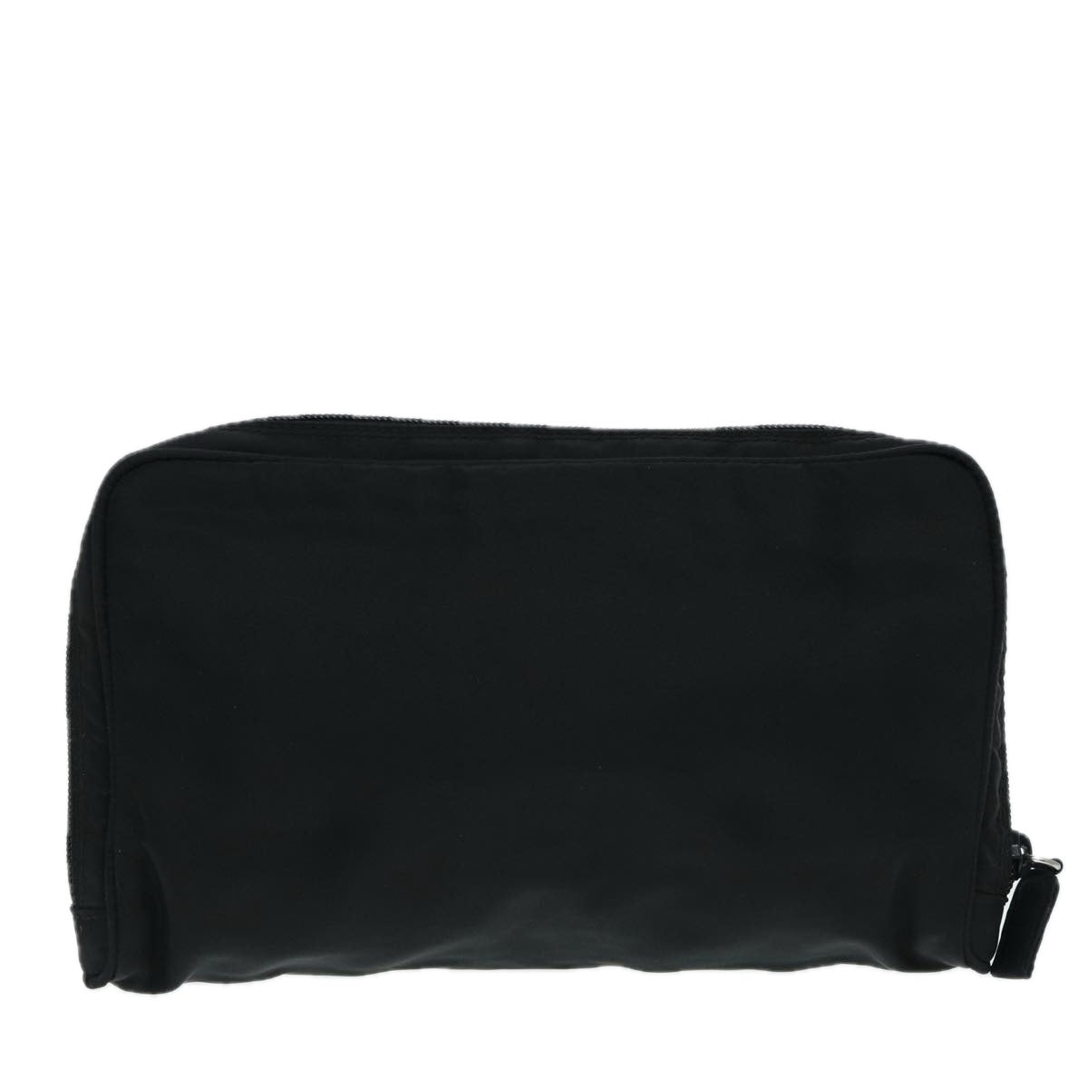 Luxury Prada Pouch Nylon Black Silver  bs16987