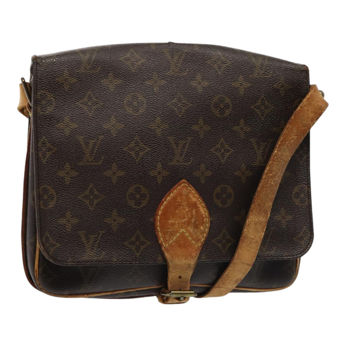 LOUIS VUITTON Monogram Cartouchiere GM Shoulder Bag M51252 LV bs17000