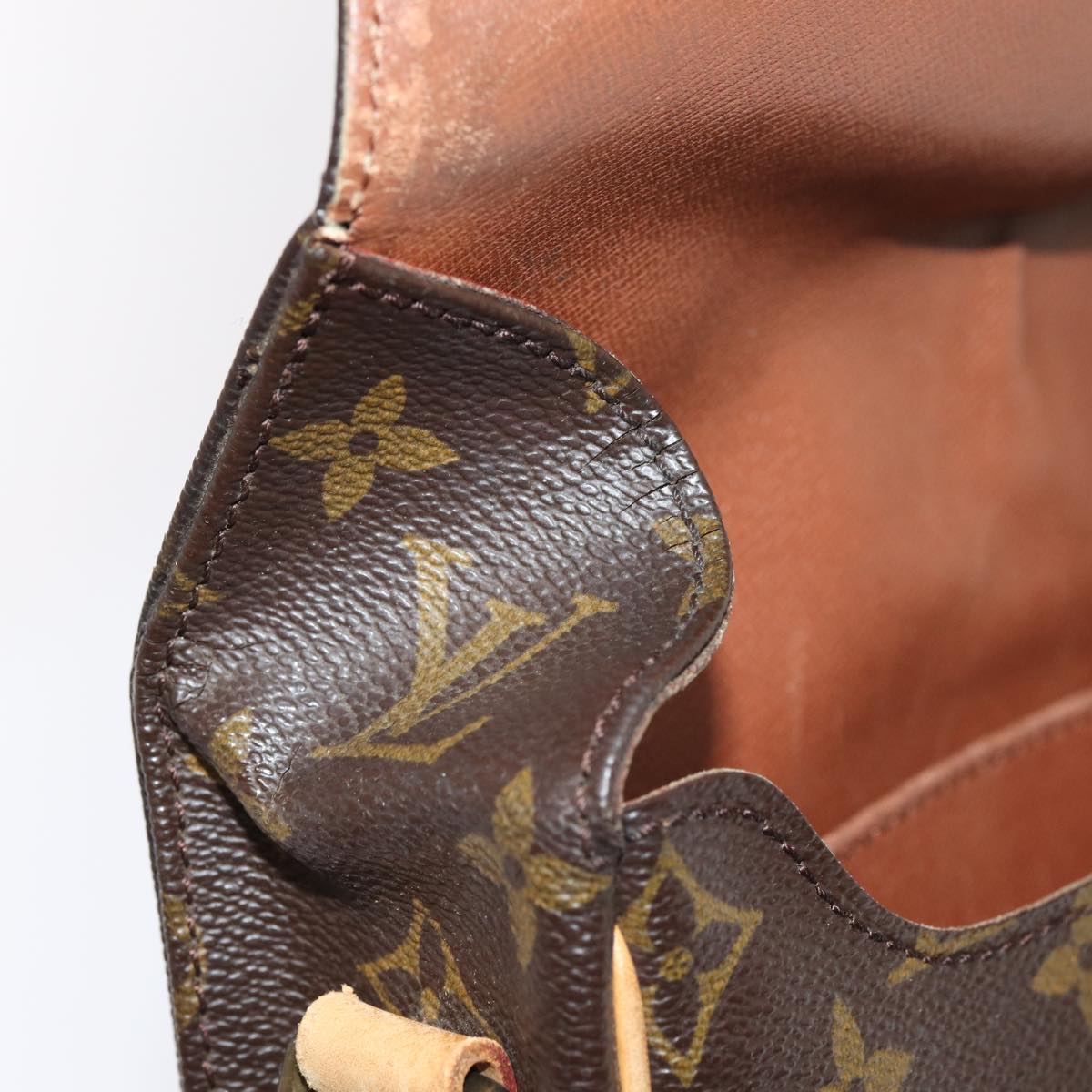 LOUIS VUITTON Monogram Cartouchiere GM Shoulder Bag M51252 LV bs17000