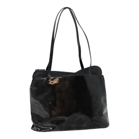 Luxury Prada Tote Bag Enamel Black  bs17012