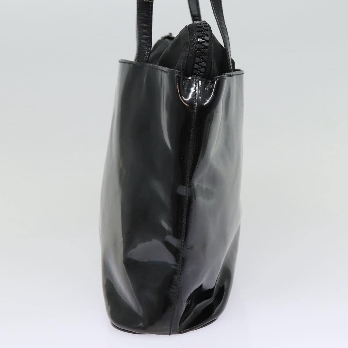 Luxury Prada Tote Bag Enamel Black  bs17012