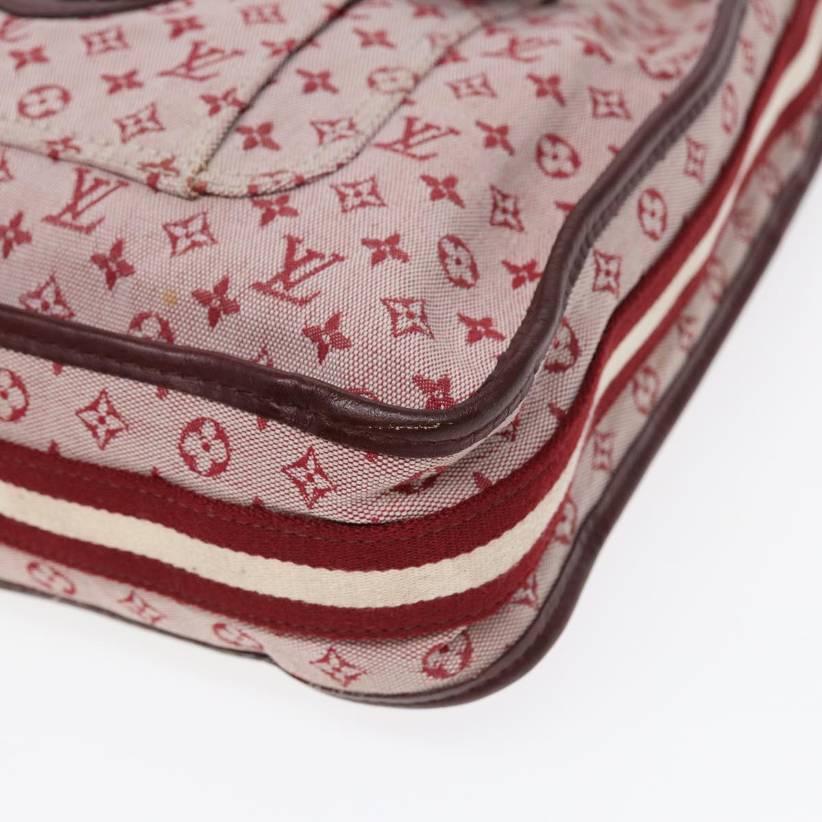 LOUIS VUITTON Monogram Mini Besace Mary Kate Bag Red M92321 LV bs17037