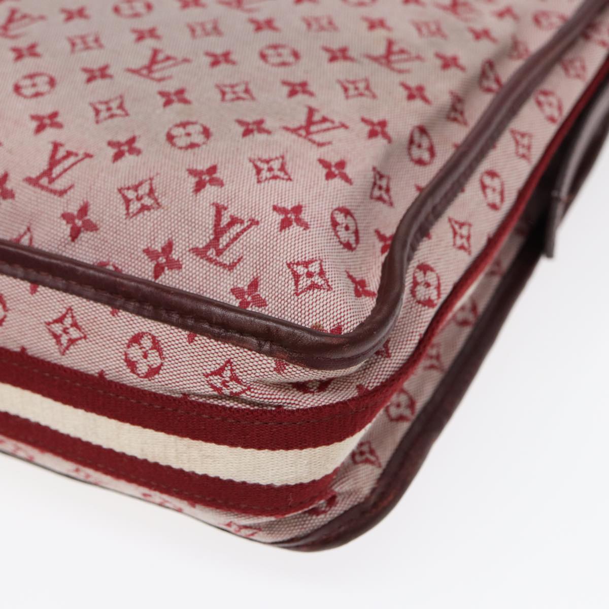 LOUIS VUITTON Monogram Mini Besace Mary Kate Bag Red M92321 LV bs17037