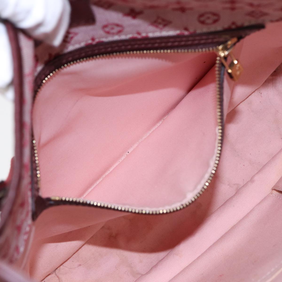 LOUIS VUITTON Monogram Mini Besace Mary Kate Bag Red M92321 LV bs17037