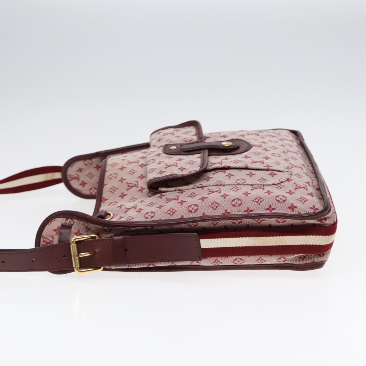 LOUIS VUITTON Monogram Mini Besace Mary Kate Bag Red M92321 LV bs17037