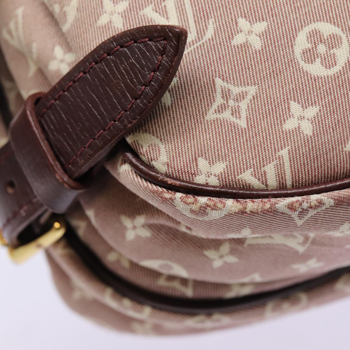 LOUIS VUITTON Monogram Idylle Saumur PM Shoulder Bag Sepia M40669 bs17039