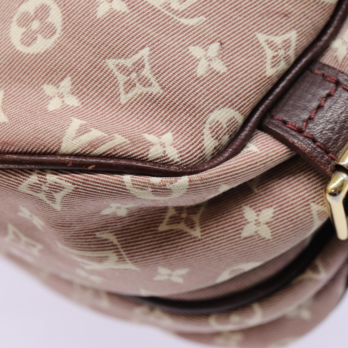 LOUIS VUITTON Monogram Idylle Saumur PM Shoulder Bag Sepia M40669 bs17039