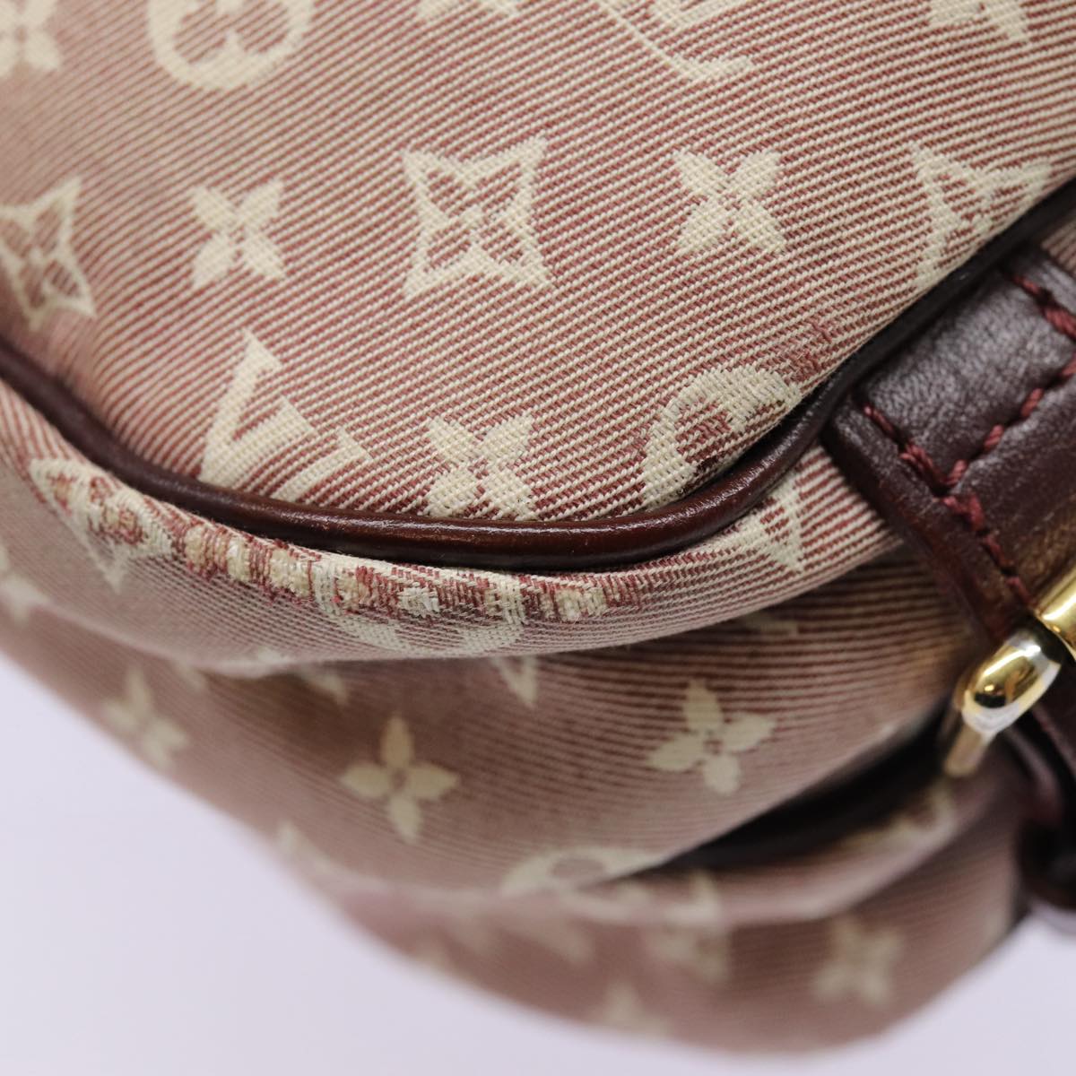 LOUIS VUITTON Monogram Idylle Saumur PM Shoulder Bag Sepia M40669 bs17039