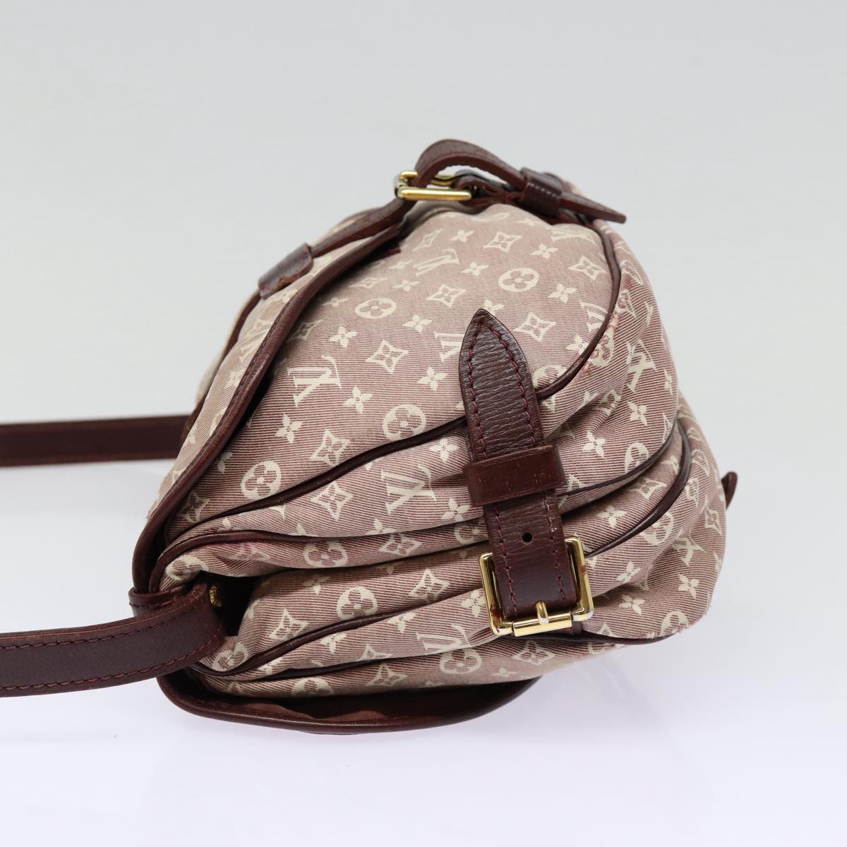 LOUIS VUITTON Monogram Idylle Saumur PM Shoulder Bag Sepia M40669 bs17039