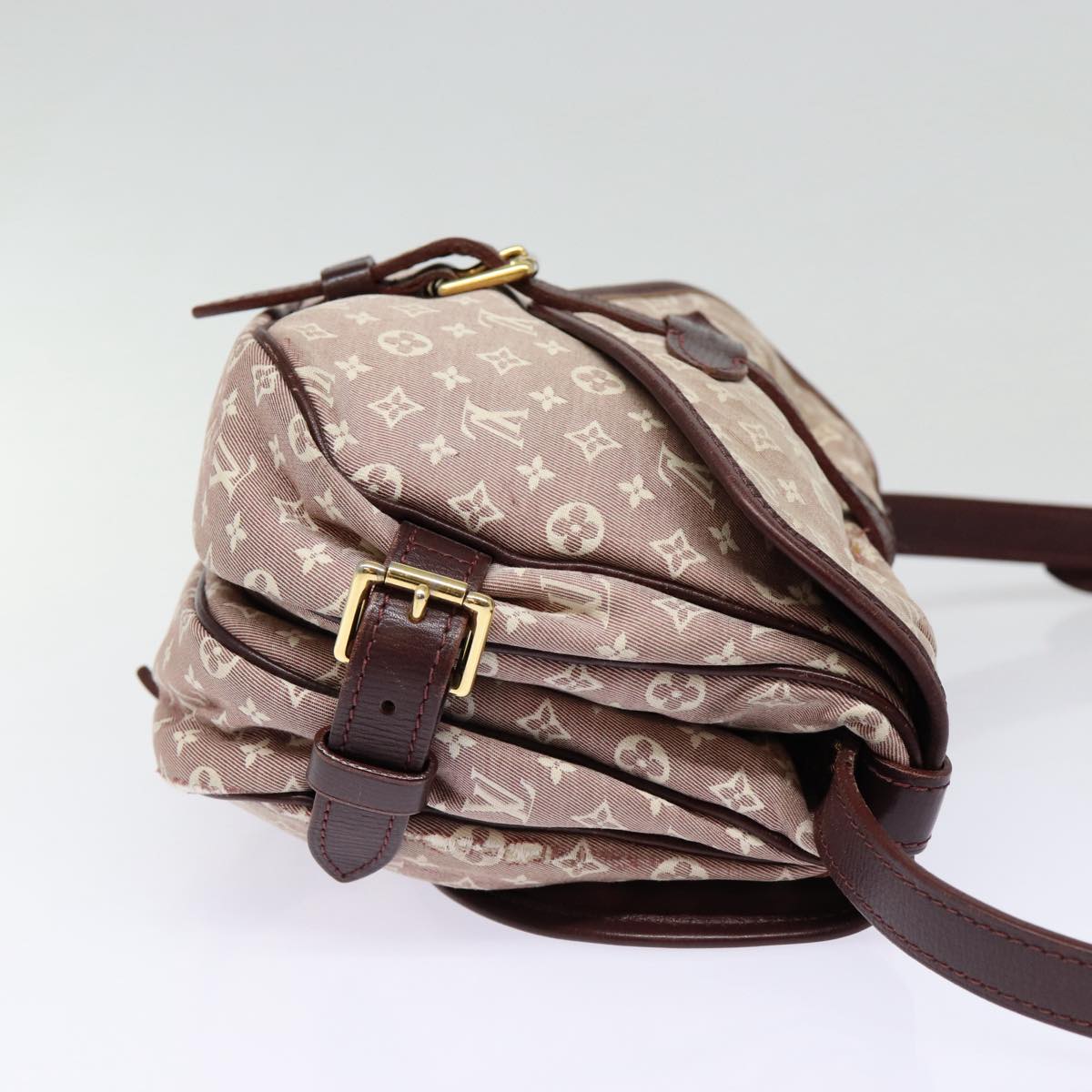 LOUIS VUITTON Monogram Idylle Saumur PM Shoulder Bag Sepia M40669 bs17039