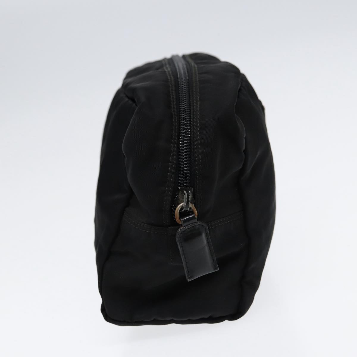 Luxury Prada Pouch Nylon Black Silver  bs17057