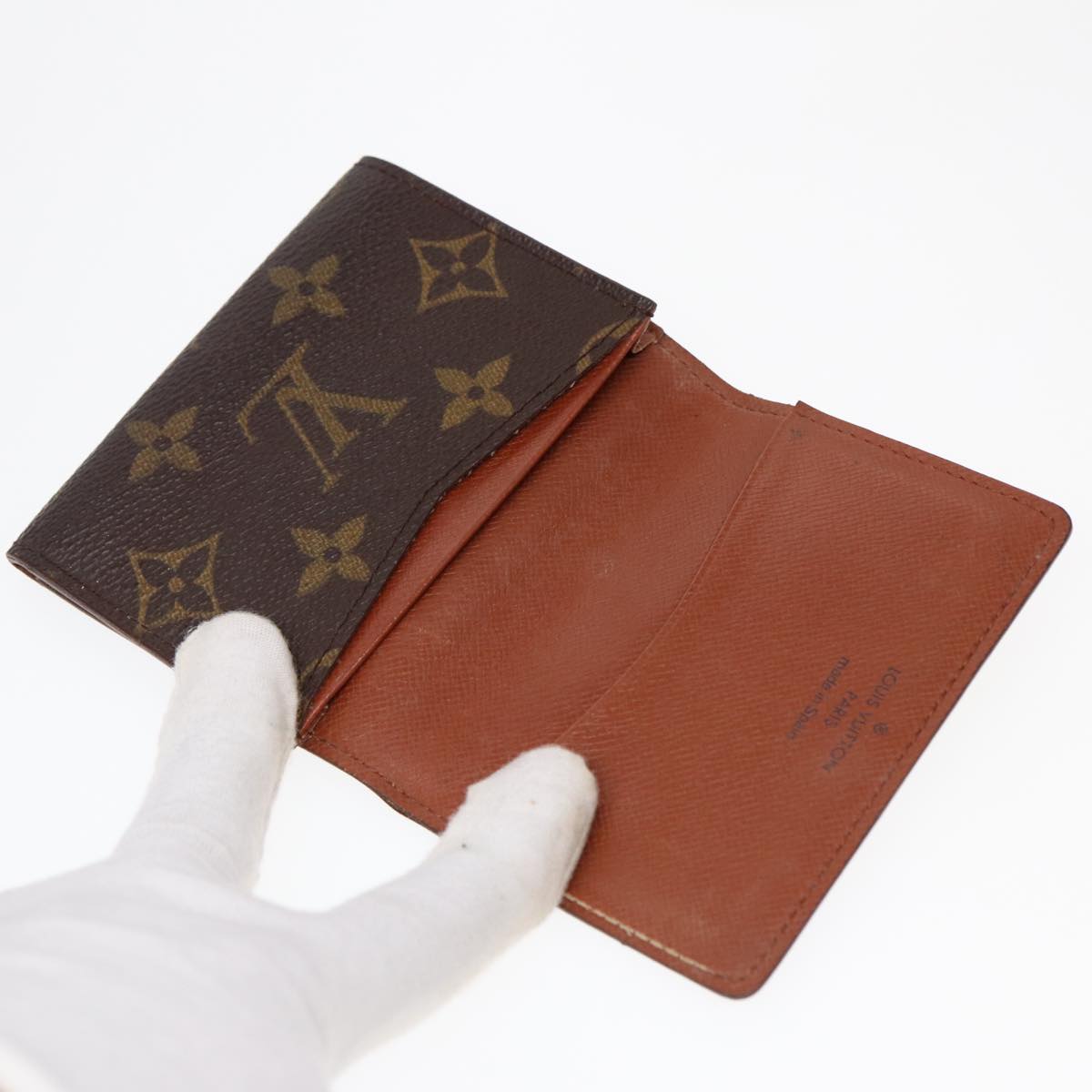 LOUIS VUITTON Monogram Amberop Cartes De Visit Card Case M62920 LV bs17102