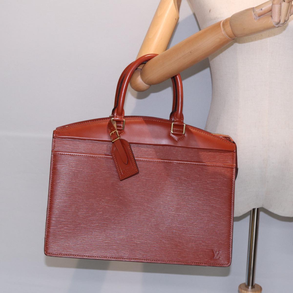 LOUIS VUITTON Epi Riviera Hand Bag Brown M48183 LV bs17130