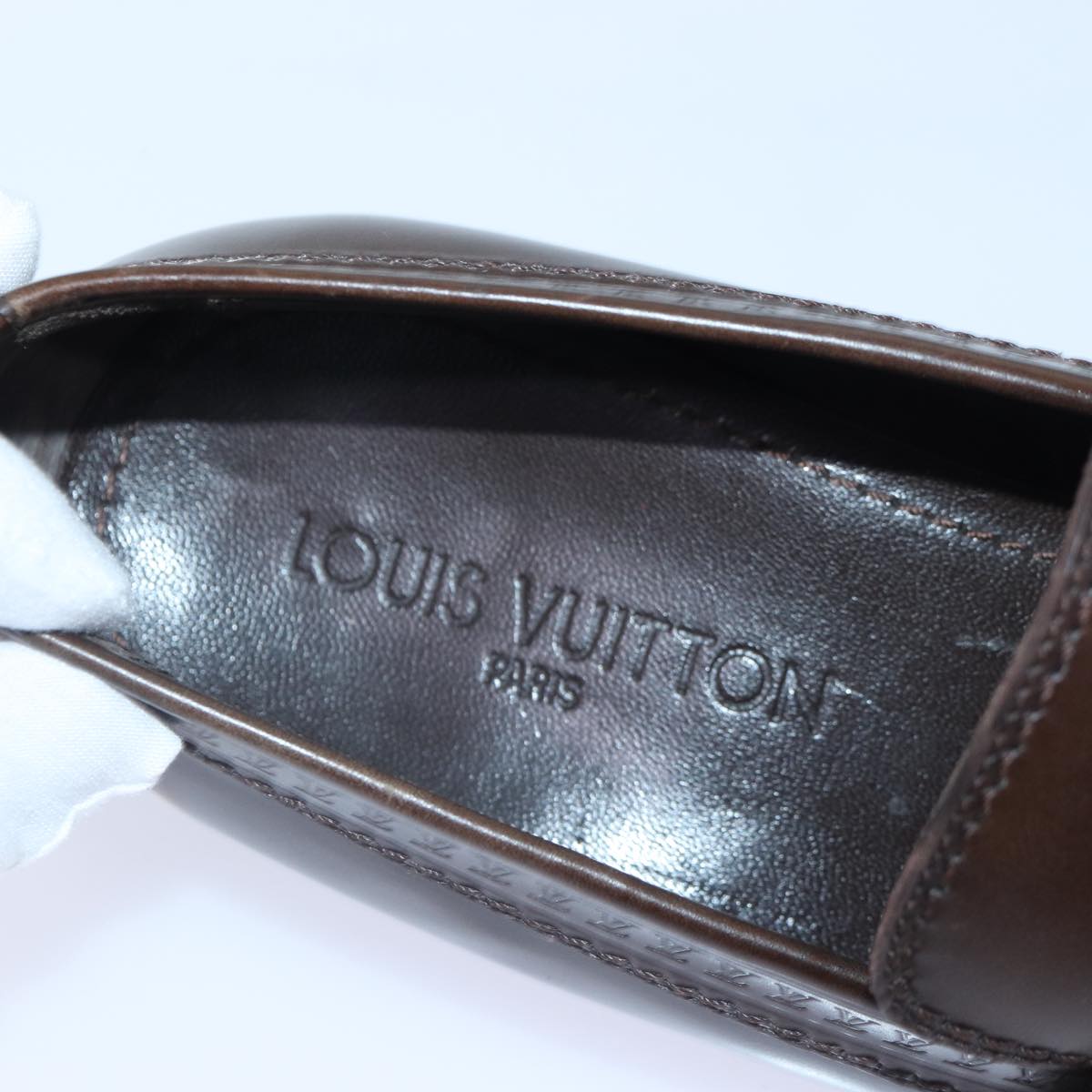 LOUIS VUITTON shoes Leather 7 Brown LV bs17139