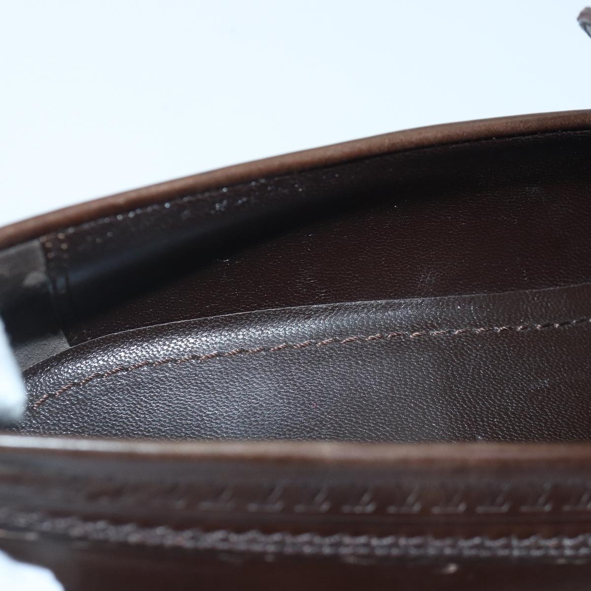 LOUIS VUITTON shoes Leather 7 Brown LV bs17139