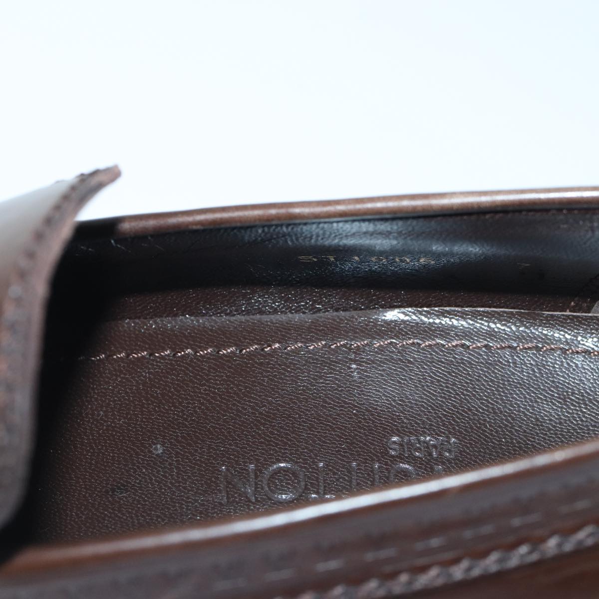LOUIS VUITTON shoes Leather 7 Brown LV bs17139