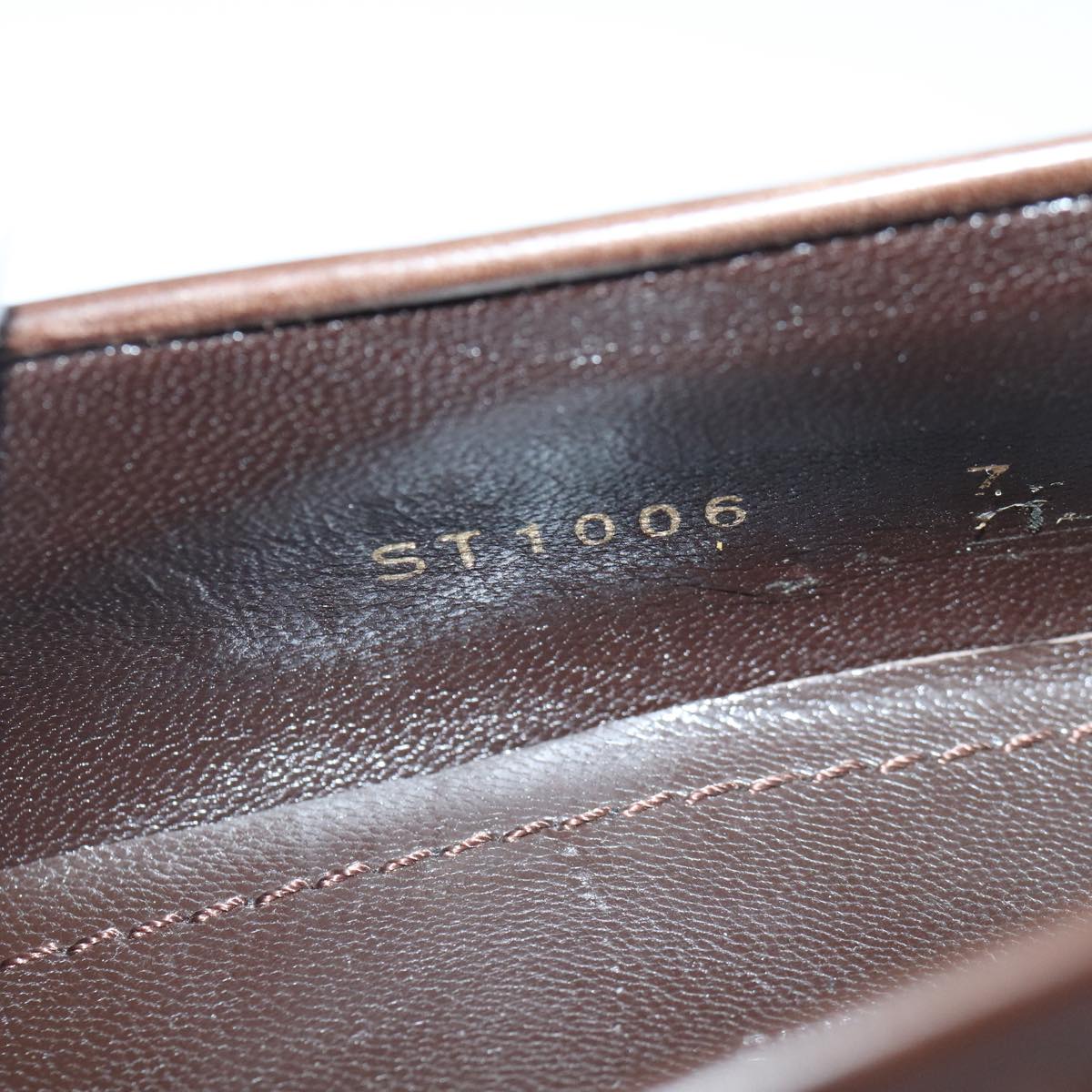 LOUIS VUITTON shoes Leather 7 Brown LV bs17139
