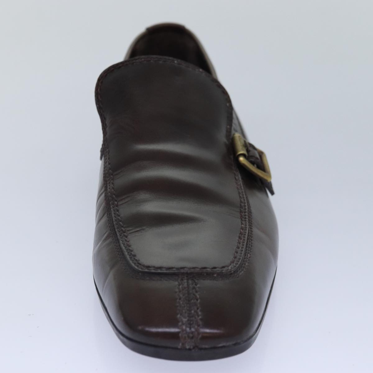 LOUIS VUITTON shoes Leather 7 Brown LV bs17139