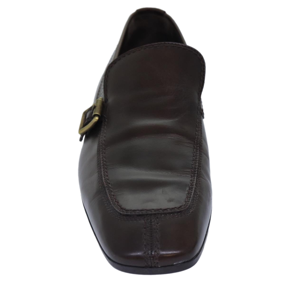 LOUIS VUITTON shoes Leather 7 Brown LV bs17139