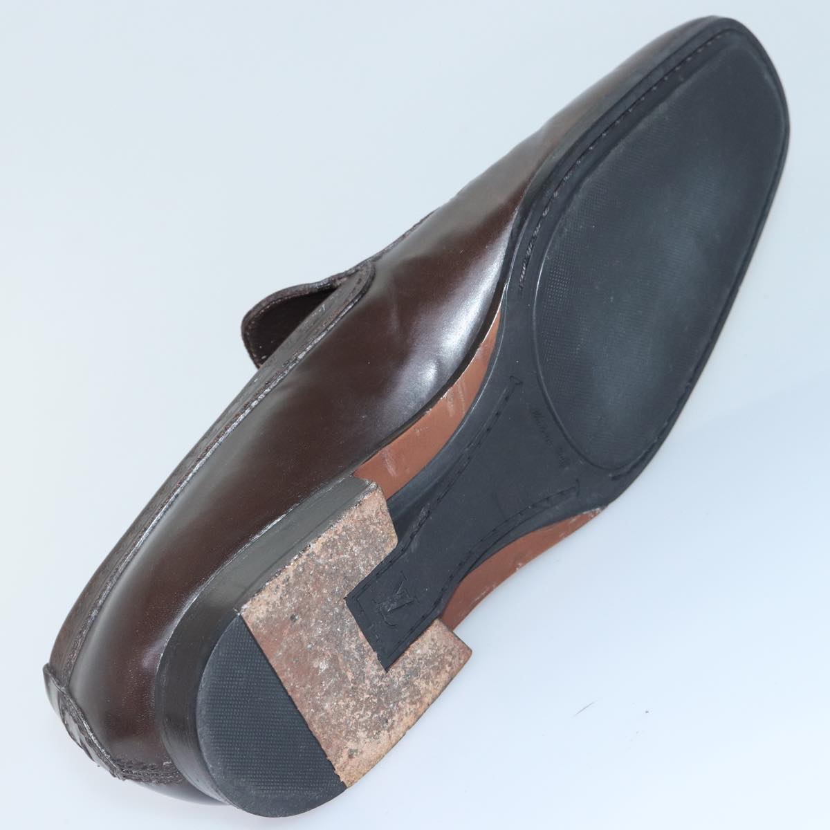 LOUIS VUITTON shoes Leather 7 Brown LV bs17139