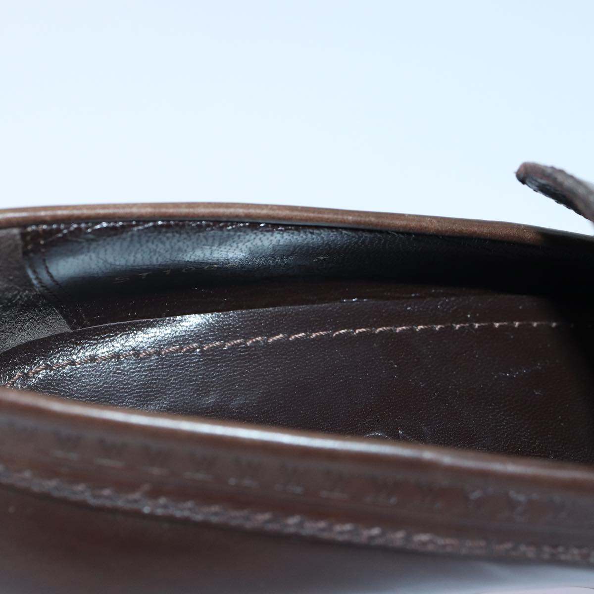 LOUIS VUITTON shoes Leather 7 Brown LV bs17139