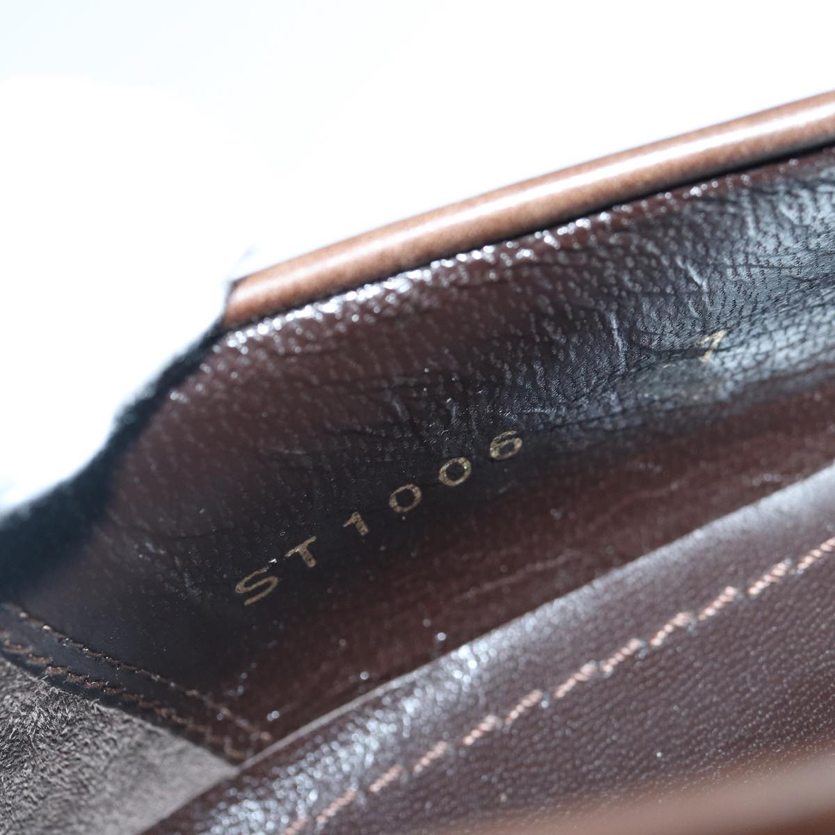 LOUIS VUITTON shoes Leather 7 Brown LV bs17139