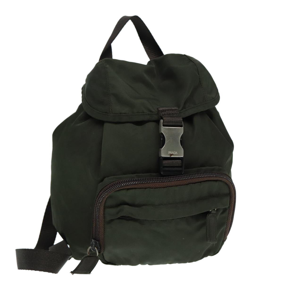 Luxury Prada Backpack Nylon Khaki  bs17144