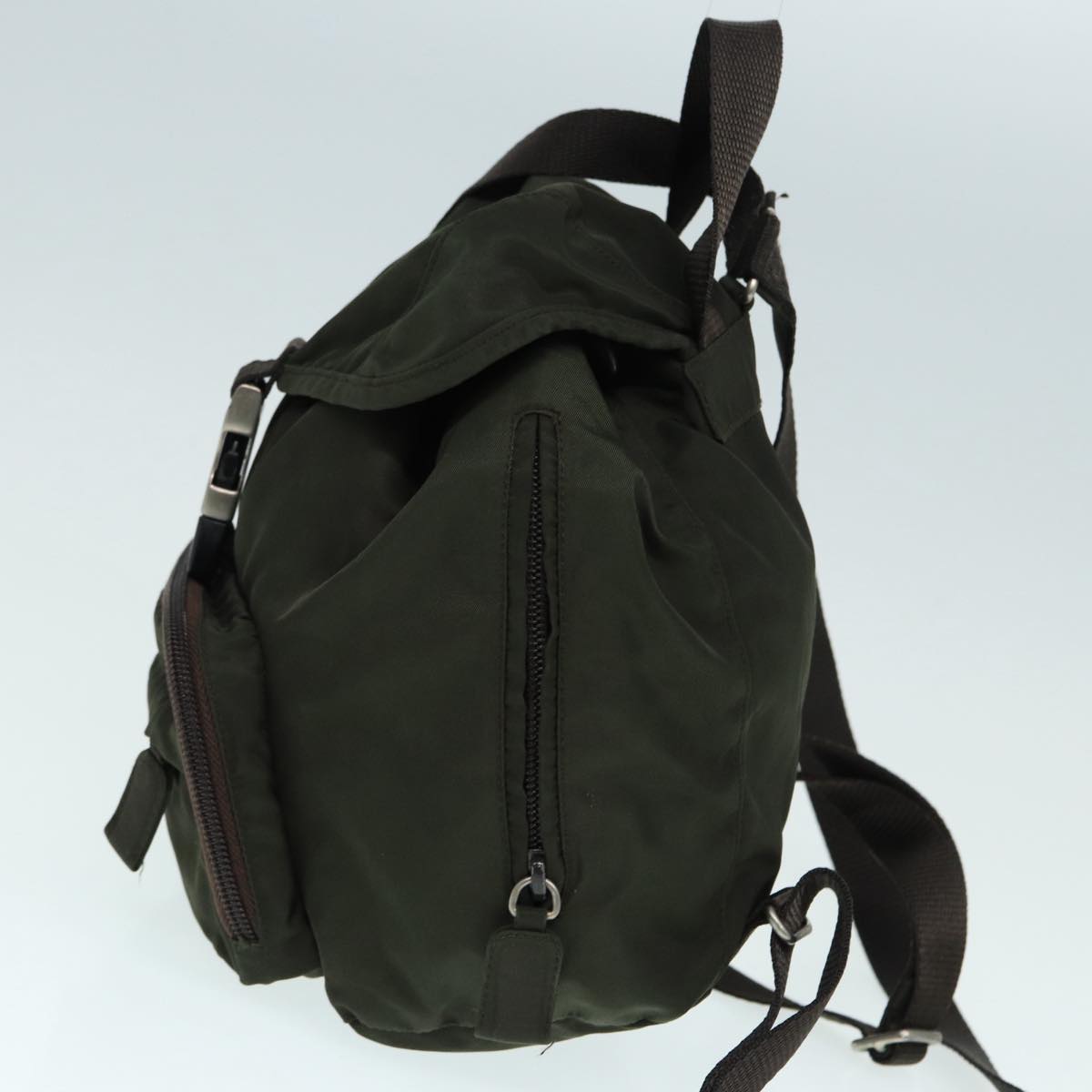Luxury Prada Backpack Nylon Khaki  bs17144