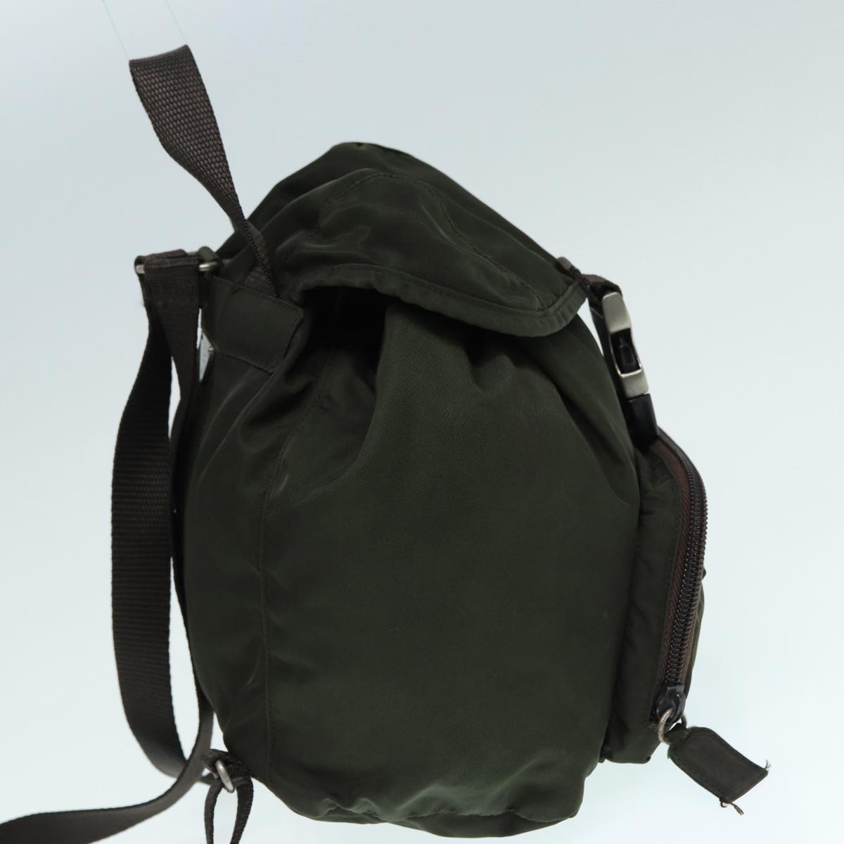 Luxury Prada Backpack Nylon Khaki  bs17144