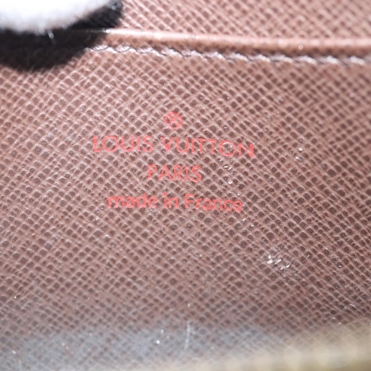 LOUIS VUITTON Damier Ebene Zippy Coin Purse N63070 LV bs17148