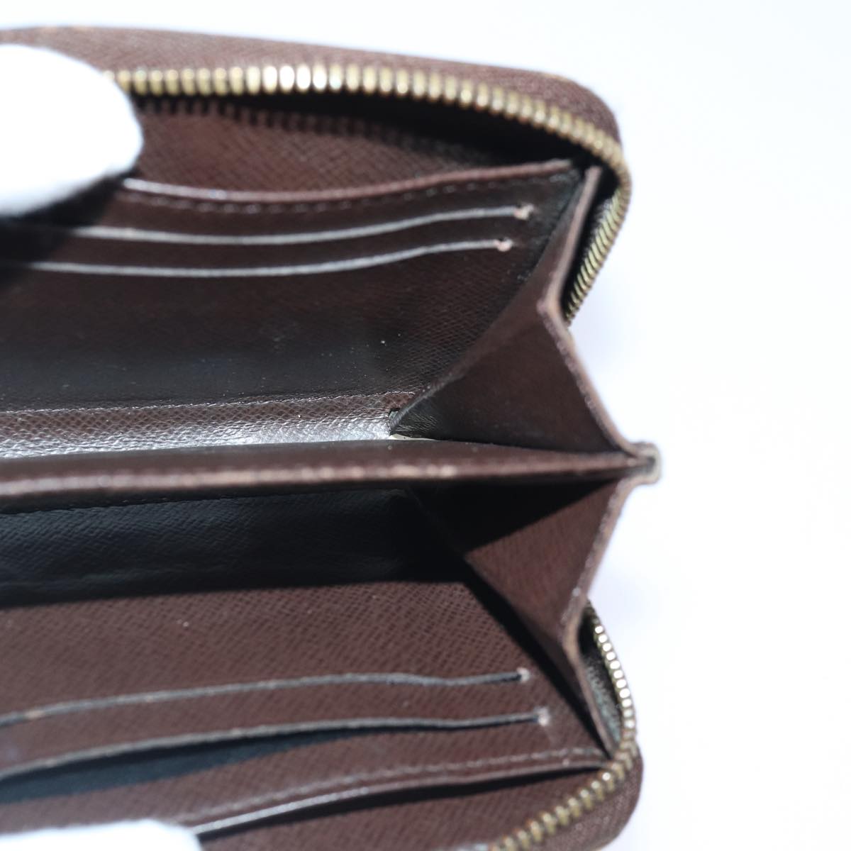 LOUIS VUITTON Damier Ebene Zippy Coin Purse N63070 LV bs17148
