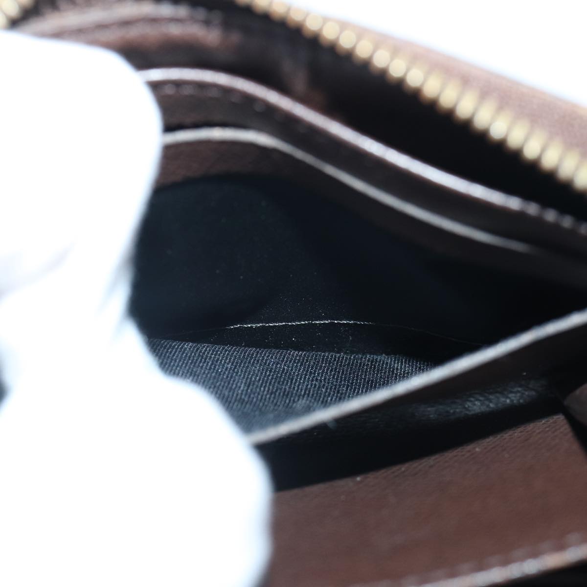 LOUIS VUITTON Damier Ebene Zippy Coin Purse N63070 LV bs17148
