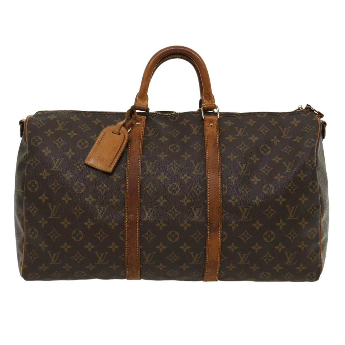 LOUIS VUITTON Monogram Keepall Bandouliere 50 Boston Bag M41416 LV bs1716