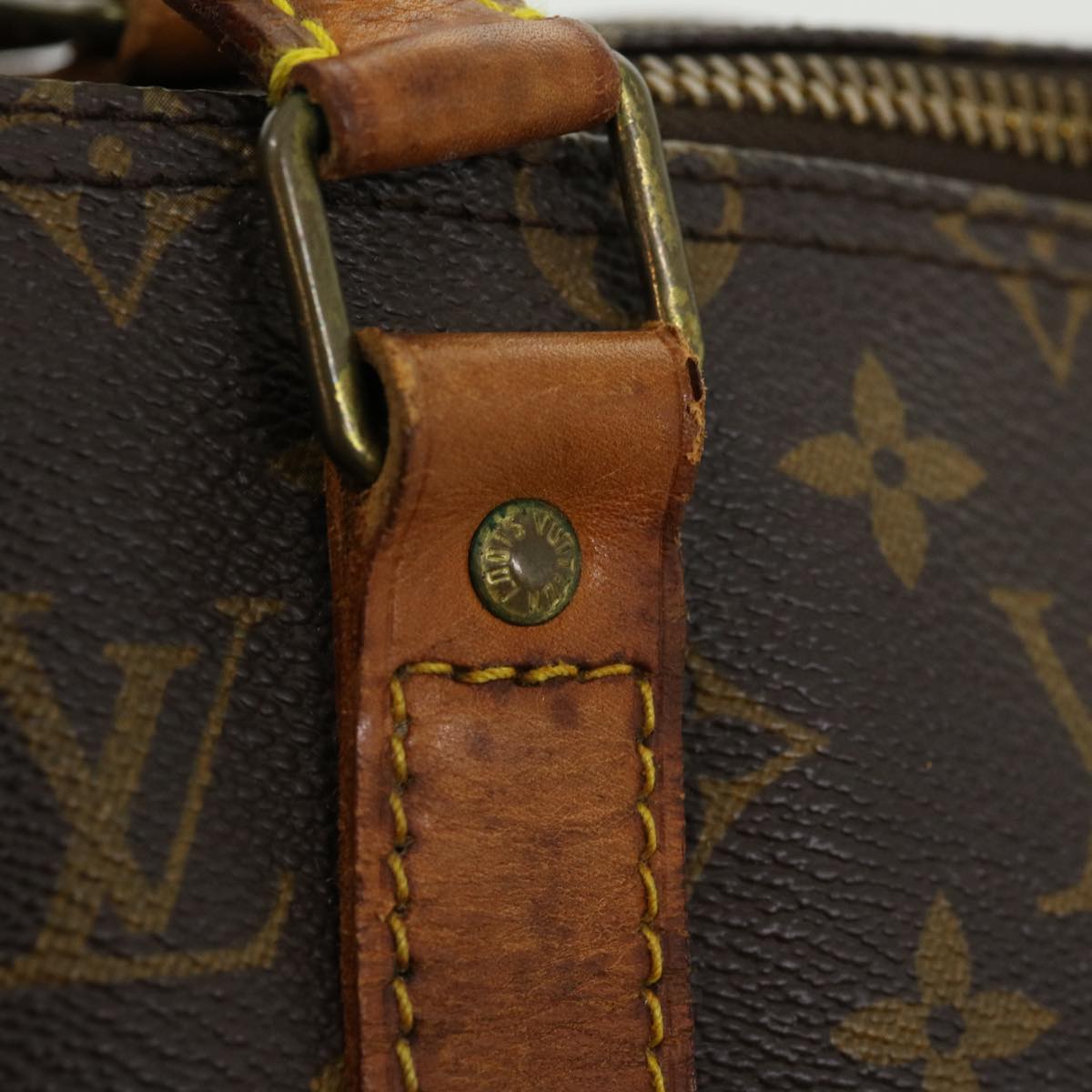 LOUIS VUITTON Monogram Keepall Bandouliere 50 Boston Bag M41416 LV bs1716