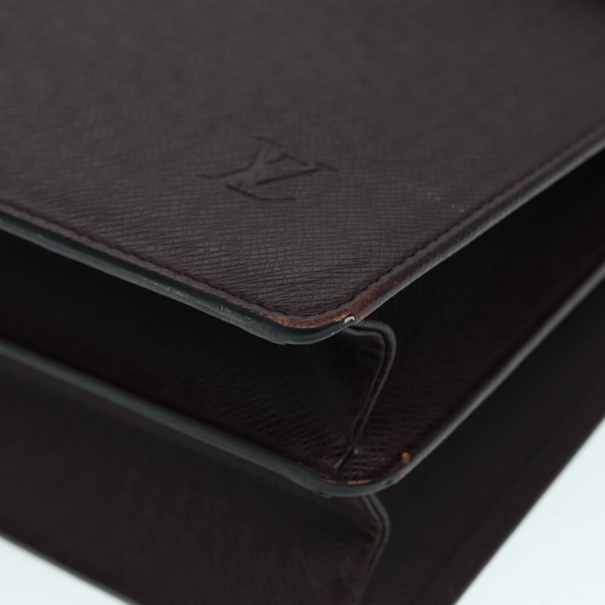 LOUIS VUITTON Taiga Serviette Moskova Business Bag Acajou M30036 LV bs17181