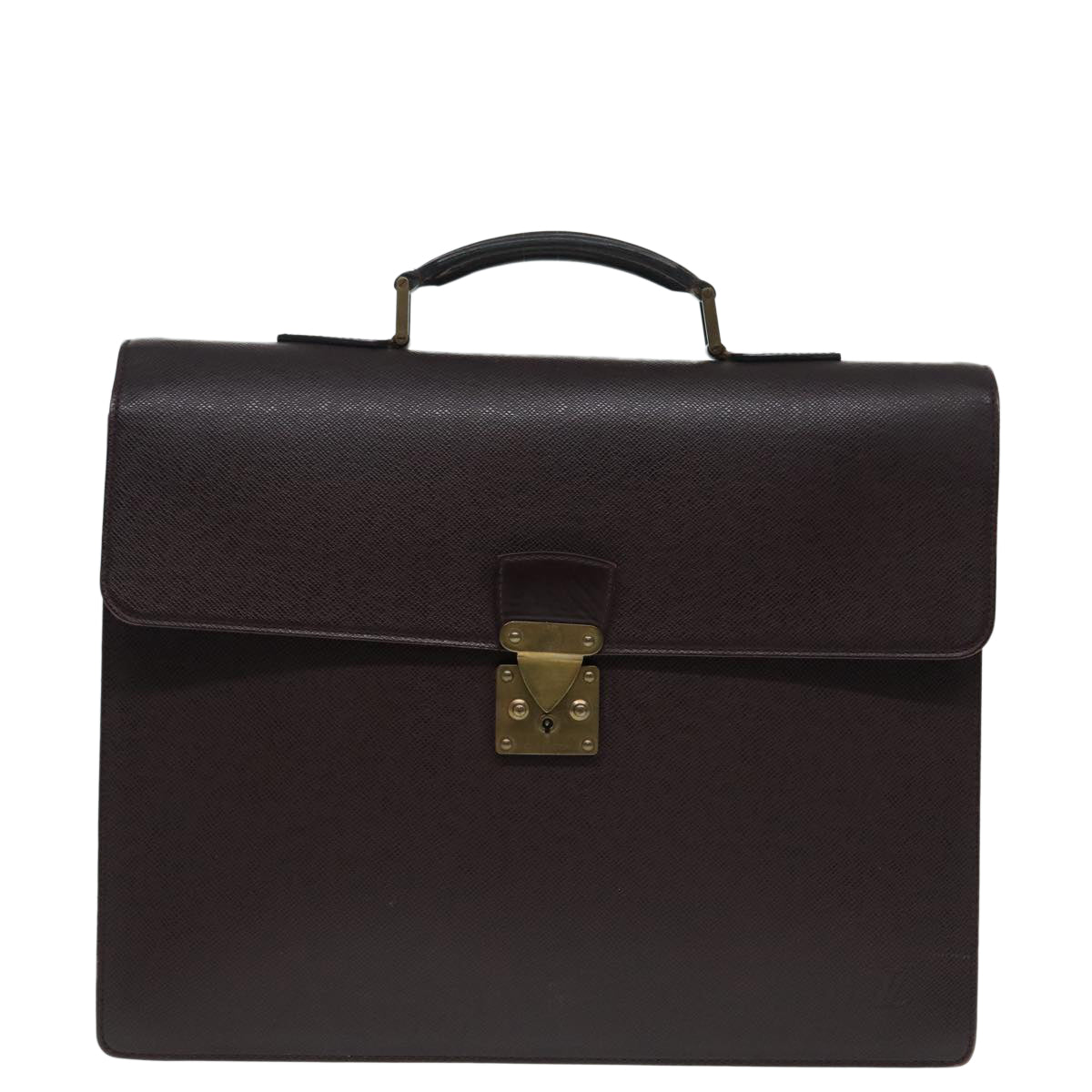 LOUIS VUITTON Taiga Serviette Moskova Business Bag Acajou M30036 LV bs17181