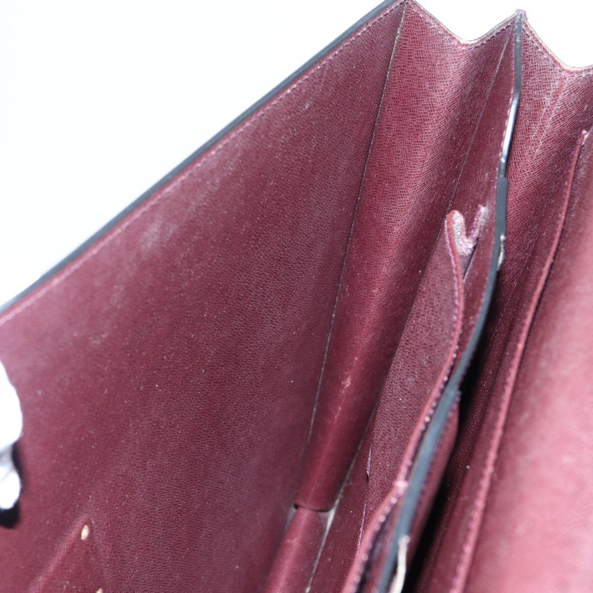 LOUIS VUITTON Taiga Serviette Moskova Business Bag Acajou M30036 LV bs17181