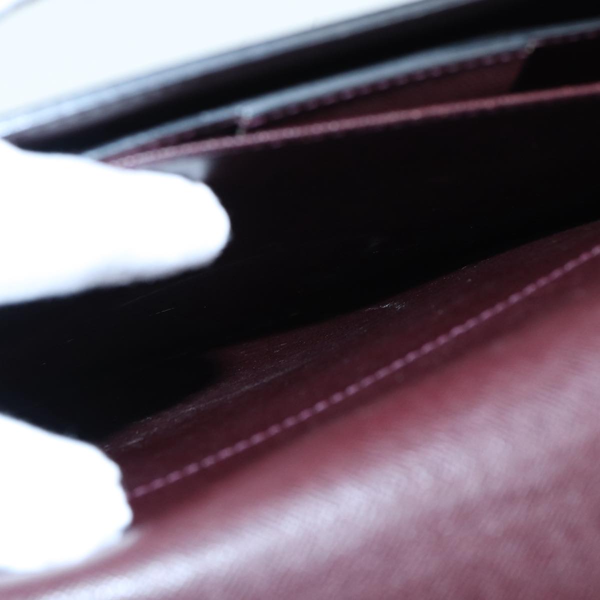 LOUIS VUITTON Taiga Serviette Moskova Business Bag Acajou M30036 LV bs17181