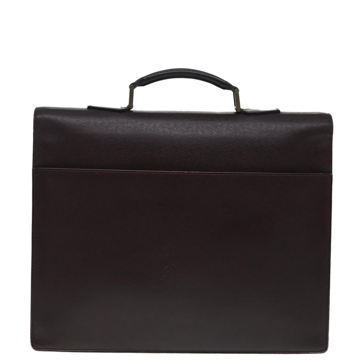 LOUIS VUITTON Taiga Serviette Moskova Business Bag Acajou M30036 LV bs17181