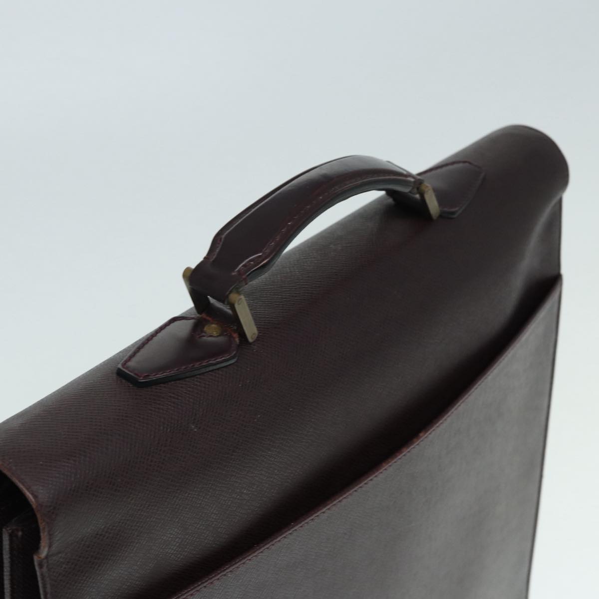 LOUIS VUITTON Taiga Serviette Moskova Business Bag Acajou M30036 LV bs17181