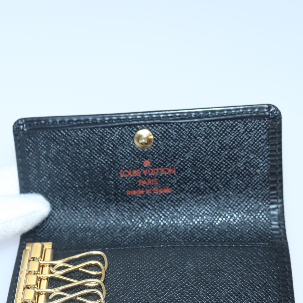 LOUIS VUITTON Epi Multicles 4 Key Case Noir M63822 LV bs17188