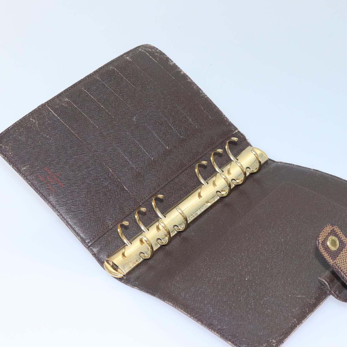 LOUIS VUITTON Damier Ebene Agenda MM Day Planner Cover R20240 LV bs17190