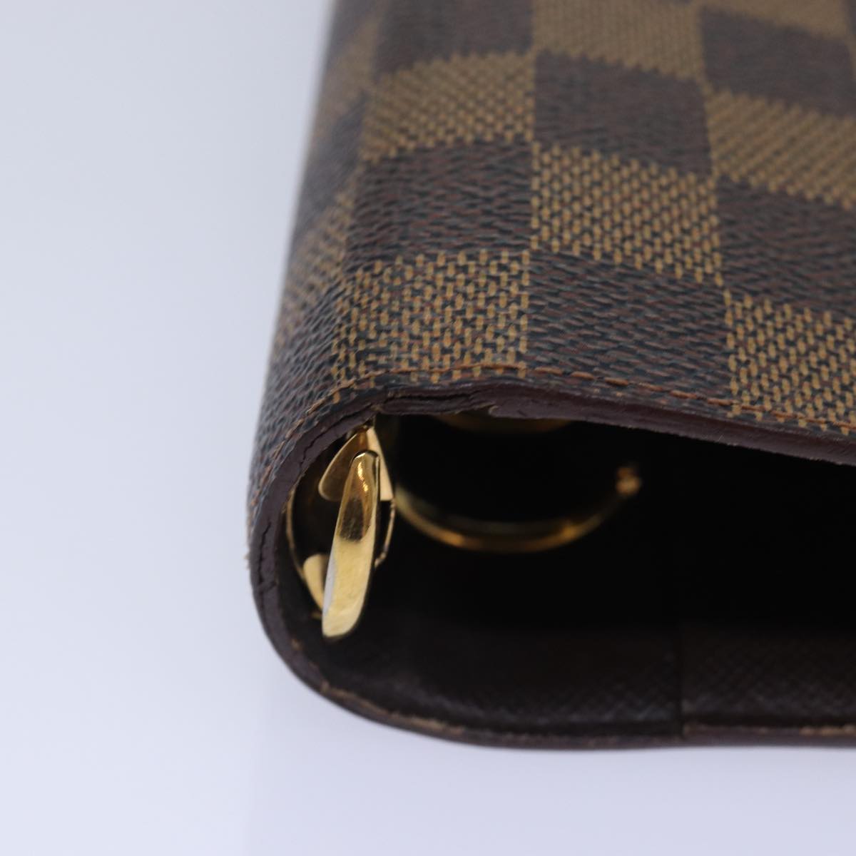 LOUIS VUITTON Damier Ebene Agenda MM Day Planner Cover R20240 LV bs17190