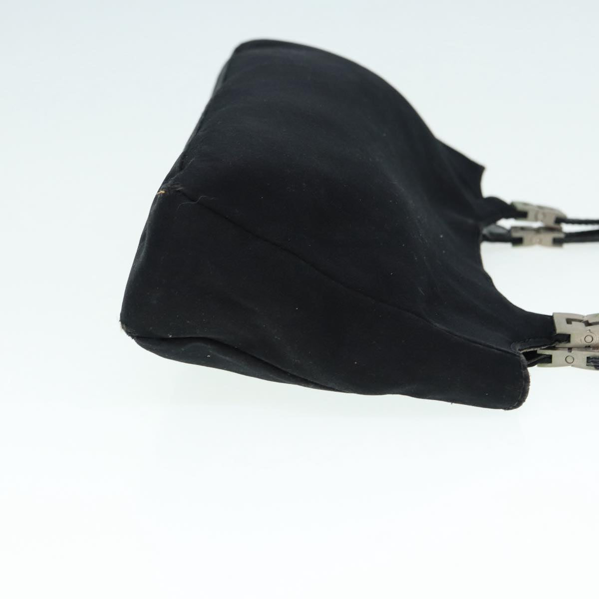 Luxury Fendi Shoulder Bag Nylon Black Silverbs17206