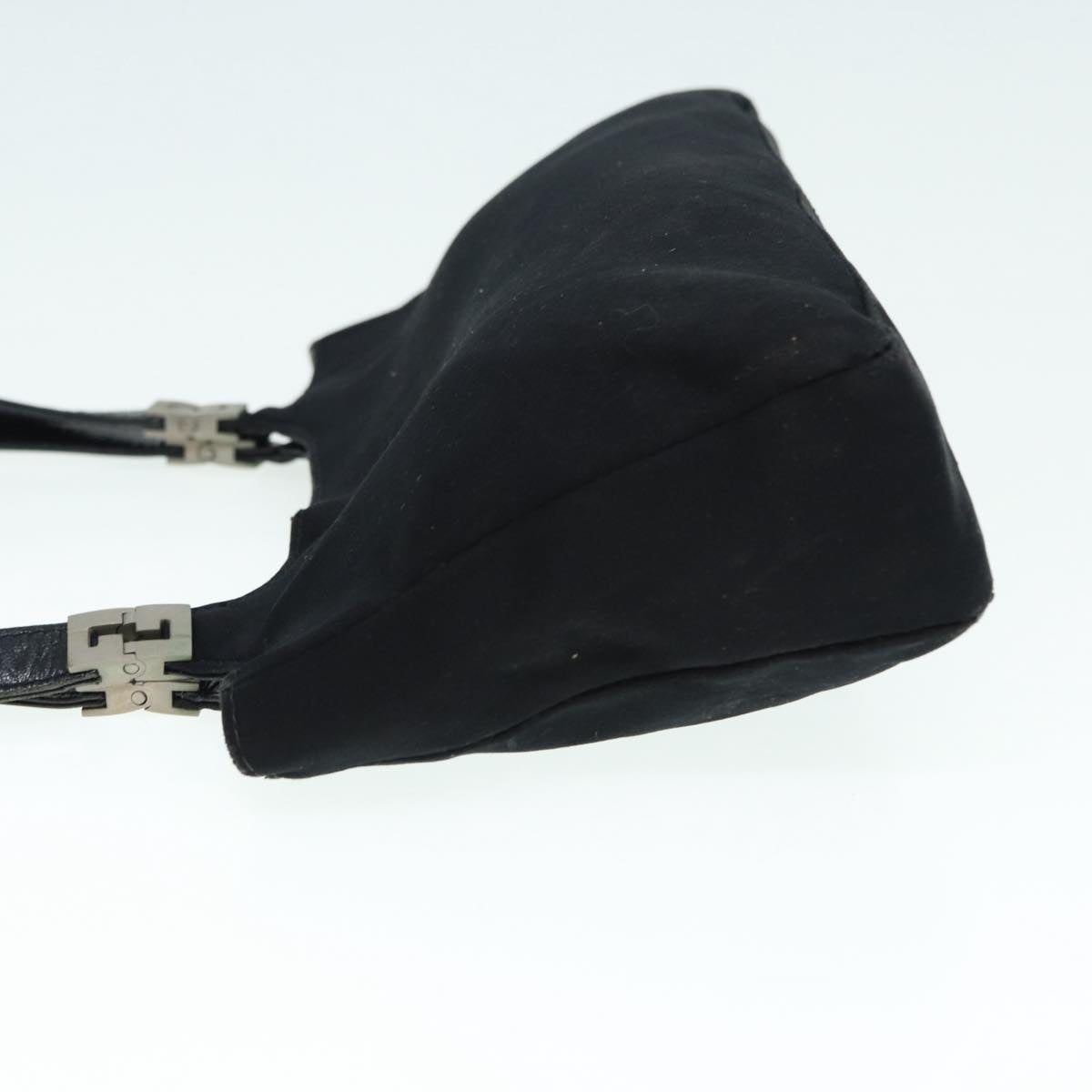 Luxury Fendi Shoulder Bag Nylon Black Silverbs17206