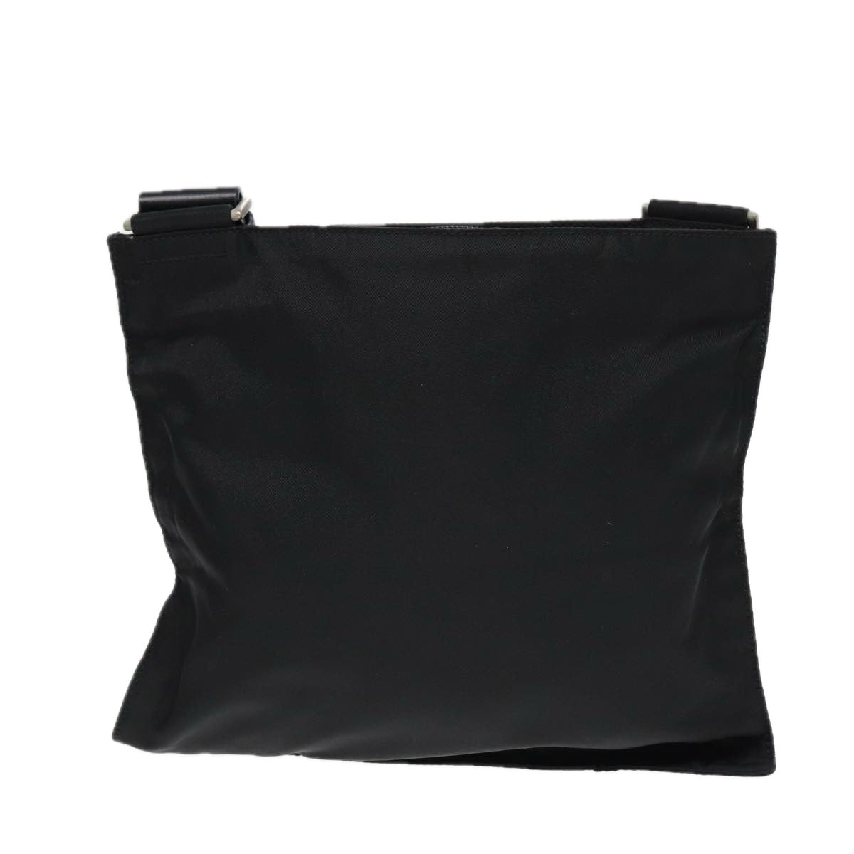 Luxury Prada Shoulder Bag Nylon Black Silver  bs17219