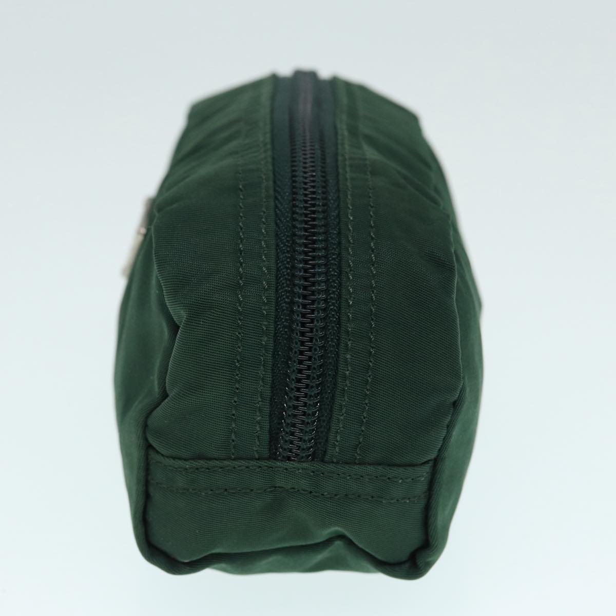 Luxury Prada Pouch Nylon Green Silver  bs17230